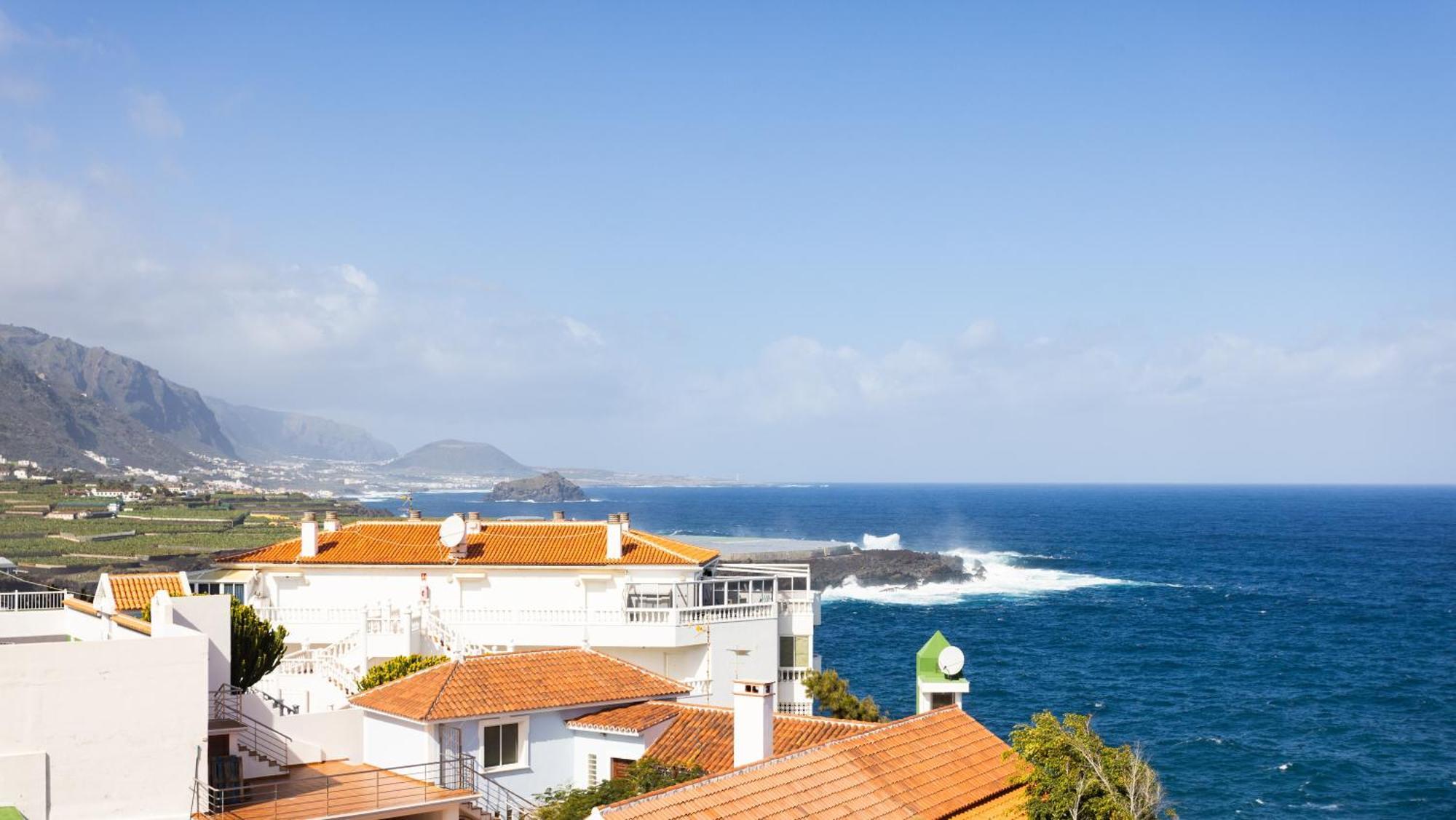 Cozy Seafront Studio With Balcony & Ocean Views San Marcos  外观 照片