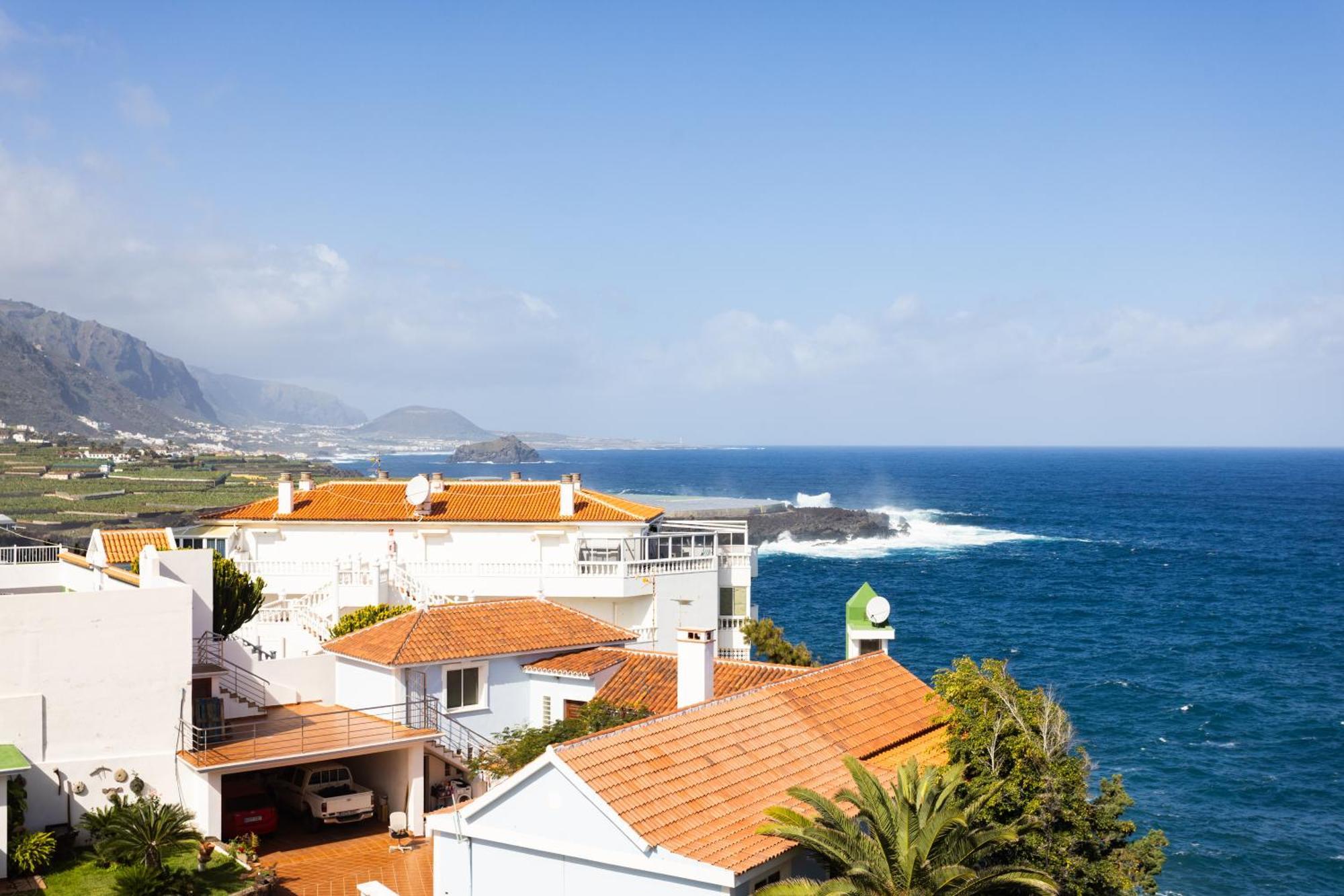 Cozy Seafront Studio With Balcony & Ocean Views San Marcos  外观 照片